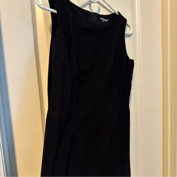 Vintage Diesel‎ Australia Y2K Women’s Black Lined Sleeveless Dress Size 10 - Picture 3 of 9